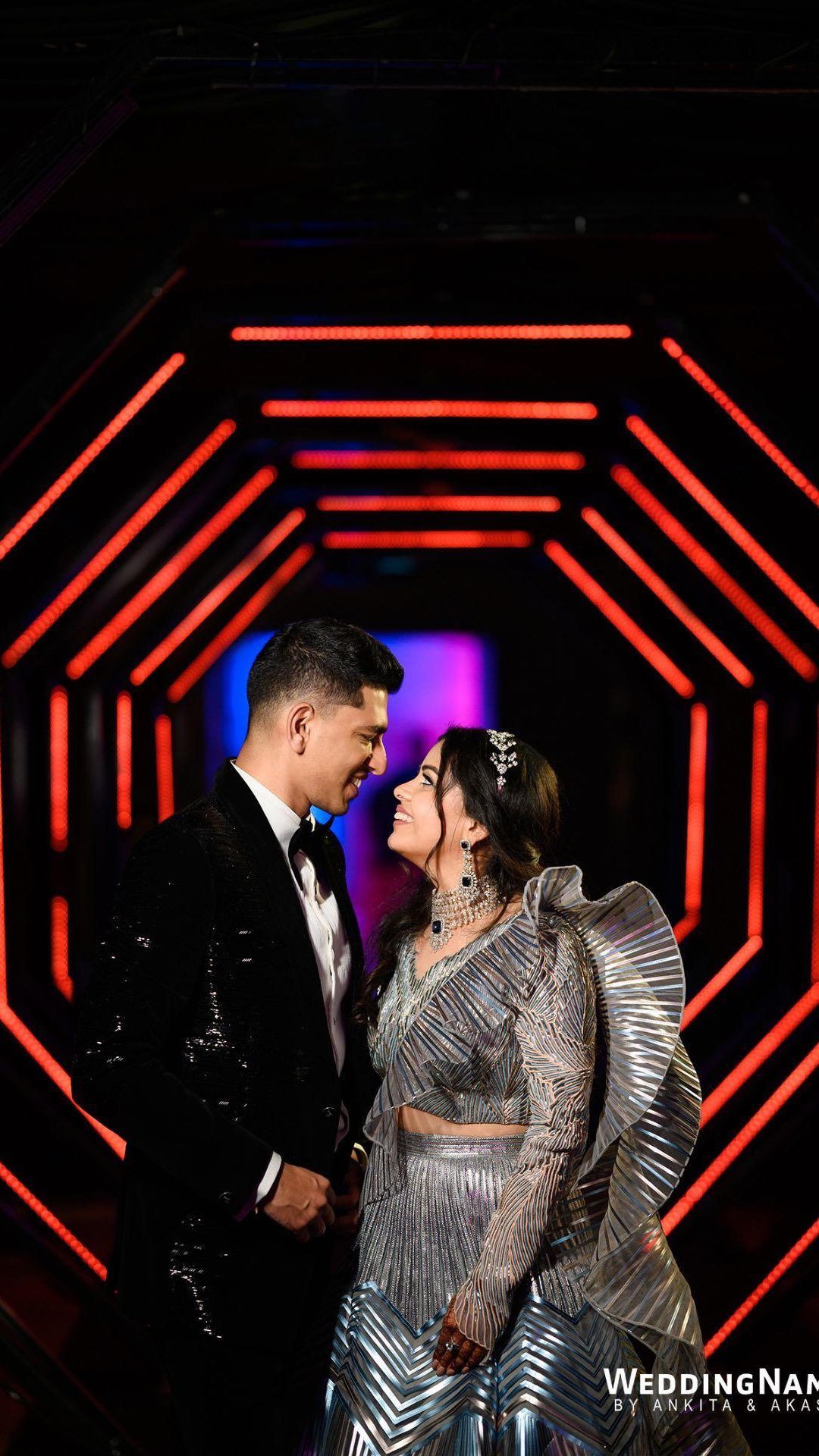 Aanchal and Shaswat at the after-party