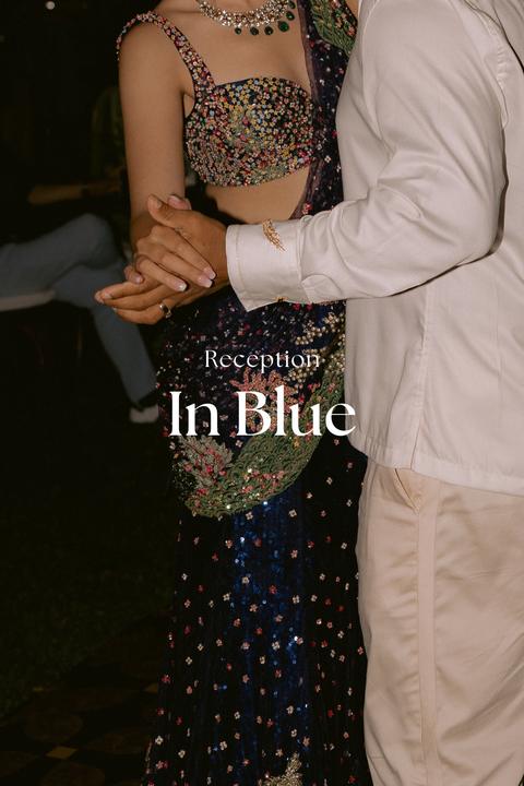 Reel: reception in blue